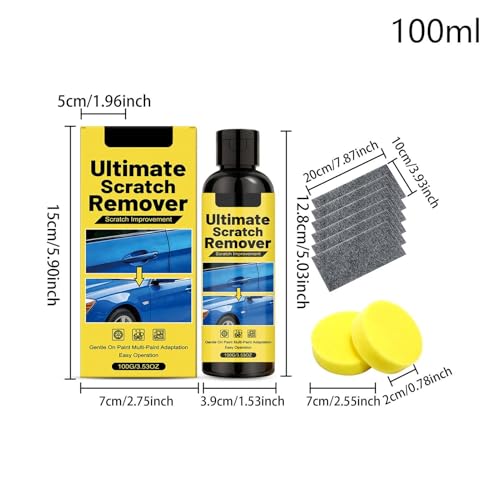 Bálsamo eliminador de arañazos de 100 ml ideal para el cuidado en garaje 6