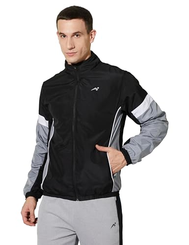 Image of Amazon Brand - Symbol Men Polyester Lightweight Sports Standard Length Sports Jacket