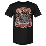 500 LEVEL New York Knicks NBA Finals 2026 Champions Caricature Men's Premium T-Shirt (Tri Black, X-Large)