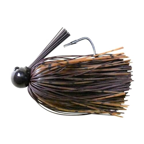 DOBYNS RODS Spotted BASS Special JIG 3/8 OZ/GAMA Hook 4/0 / 1 Pack / 2TONE Brown Craw