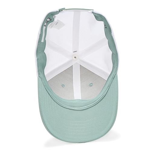 Under Armour Boné de caminhoneiro Blitzing para meninos, (348) verde sílica/branco, tamanho único, (
