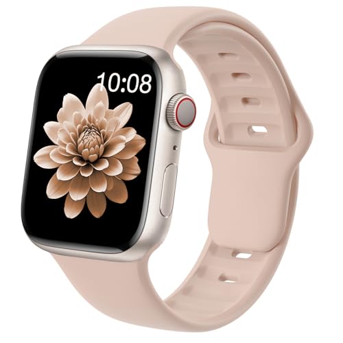 Image of EPULY Soft Silicone Sport Band Compatible with Apple Watch Straps Women Men