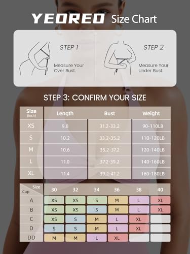 Image of YEOREO Halter Sports Bras for Women Low Impact Removable Padded Adjustable Deep V Bra Seamless Workout Gym Crop Tops