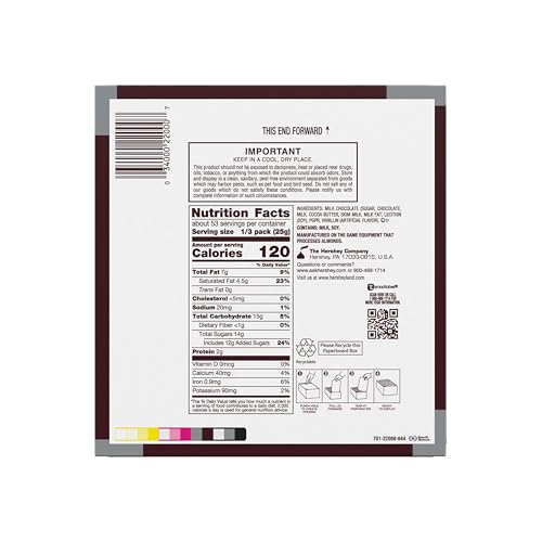 HERSHEY'S Milk Chocolate King Size, Candy Bars, 2.6 oz (18 Count)