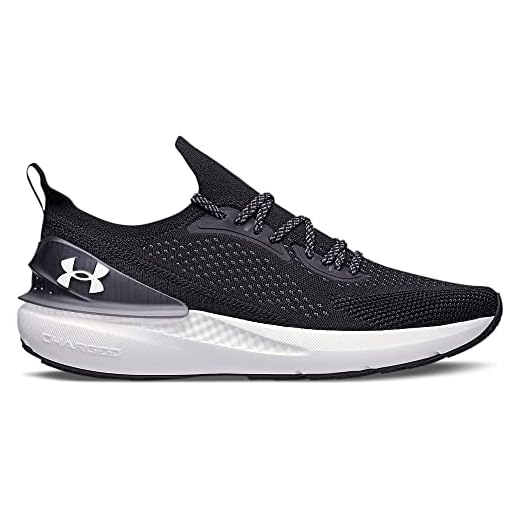 Tênis Under Armour Charged Quicker Masculino Preto e Branco, Cor: Preto/branco, Tamanho: 36