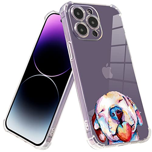 Roemary Puppy Case For Iphone 13 Pro Max With Screen Protector,For Iphone 13 Pro Max Case Pit Bulldog,Clear Design Tpu [Shock Absorbing] Soft Bumper Protective Case Cover For Iphone 13 Pro Max #TOP3