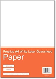 Prestige Premium A4 White Laser Guaranteed Letterhead Paper 120gsm - 250 Sheets