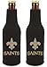 NFL Football 2014 Team Color Logo Bottle Suit Holder Cooler 2-Pack (New Orleans Saints)