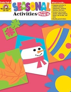 Office Product Seasonal Activities, Grades PreK-K Book