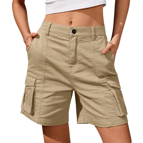 Short femme taille élastique coupe ample jambes larges résolvant l'inconfort d'été