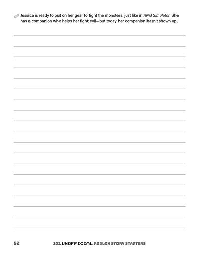 101 Unofficial Roblox Story Starters: Get Kids Writing With Fun And Imaginative Video Game-Inspired Prompts #TOP5
