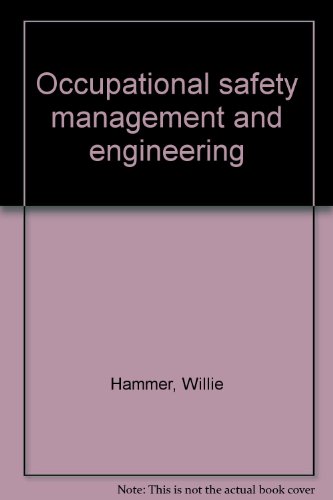 Occupational safety management and engineering 0136294022 Book Cover