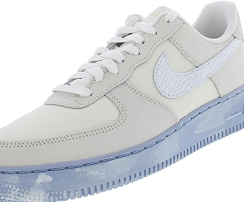 Image of Nike Air Force 1 '07 LV8 EMB Mens Shoes Size 9.5, Color: Summit White /White