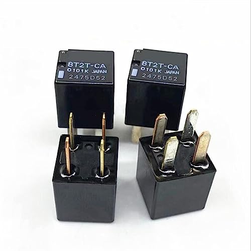 Relais 8T2T-CA 12VDC 20A 4PIN pour circuits électroniques et automobiles (Lot de 5 pièces)