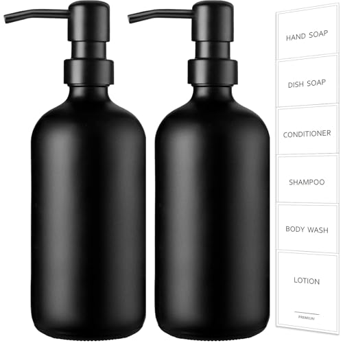 GMISUN Black Soap Dispenser 2 Pack