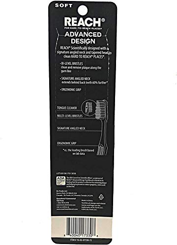 Reach Advanced Design Toothbrushes Soft Full Head Value Pack 2 Ea #TOP1