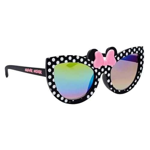 Sun-Staches Minnie Mouse Polka Dot Disney Frames Kid Sunglasses | Costume Acccessory | UV400 | One Size Fits Most Kids