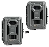 SPYPOINT Force 24 Twin Two Pack 2K Video Sound 24MP Photo IR Infrared Non Cellular Trail Security Hunting Game Camera FORCE-24 Twin