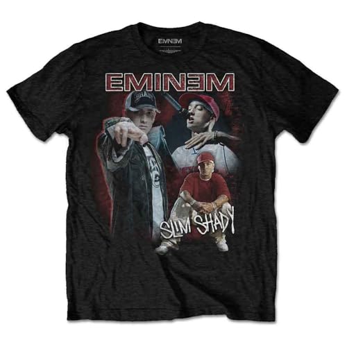 Rock Off officially licensed products Eminem Shady Homage T Shirt XL Black