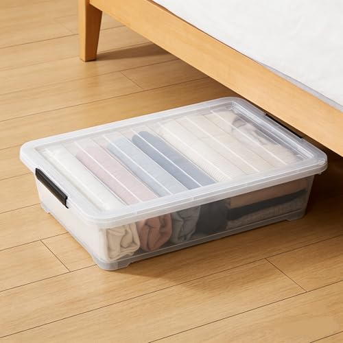 Underbed-Storage-Bins-with-Wheels-20-Qt-Set-of-3-Rolling-Under-Bed-Storage-Containers-for-Home-or-Dorm-Bedrooms-and-Closets-Low-Profile-Wheeled-Latching-Box