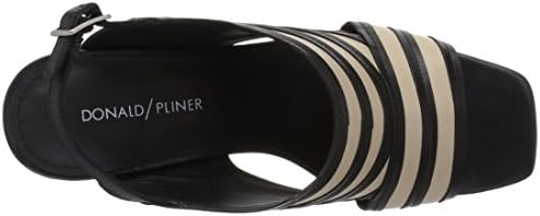 Donald Pliner Women's WEBB Mule, Sand/Black, 8 M US | Image 4