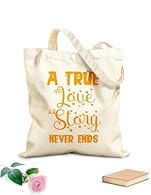 Safety: This polyester-cotton canvas tote bag features reinforced handles and stitching, and has been tested to hold up to 10 kg. You can pack your items with confidence without worrying about the bag breaking or falling. Capacity: Large Tote Bag: Ca...