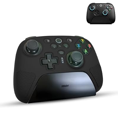 FIOPAZ Silicone Skin Cover for 8Bitdo Ultimate 2, Dust/Sweat-Resistant Protective Case for 8bitdo Ultimate 2 Bluetooth/Wireless Controller Accessories, Black