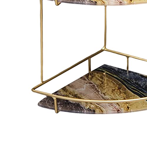 Bothyi Suporte De Prateleira De Armazenamento De Maquiagem De 2 Camadas Bandeja Decorativa De Perfum