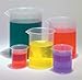 SEOH Plastic Beaker Set - 5 Sizes - 50 100 250 500 and 1000ml