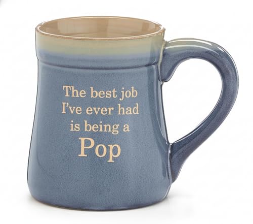 burton + BURTON Pop Message 18oz Porcelain Coffee Mug with Gift Box – Large Hand-Painted Ceramic Cup, Father’s Day or Birthday Gift for Grandfather/Pop by burton+BURTON - Used condition - Image 2