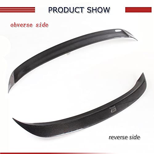 Jc Sportline Carbon Fiber Roof Spoiler For Volkswagen Vw Golf 6 Vi Mk6 Base 2010-2013 Rear Window Lip Visor Wind Spoiler Wing (For Standard) (Style A) #TOP4