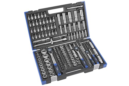 Condor Werkzeug 38180 | Steckschlüssel-Satz Sechskant | 180-teilig | Antrieb 1/4" + 3/8" + 1/2" | mit Koffer | xcess performance