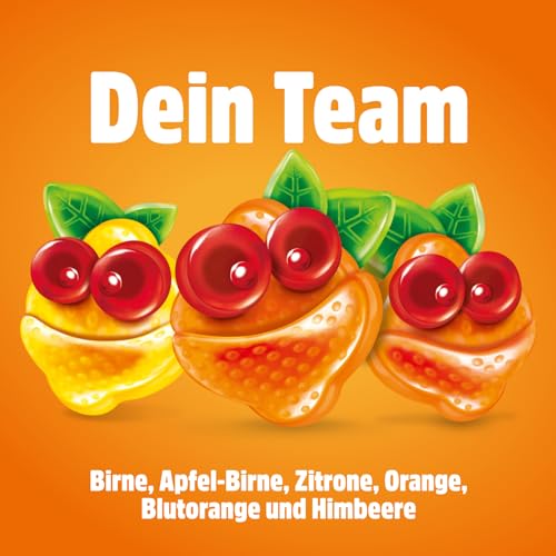 nimm2 Lachgummi Softies FruchtMix – 1 x 225g – Gefülltes Fruchtgummi mit Fruchtsaft und Vitaminen