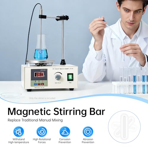 GDIFLS Digital Magnetic Stirrer Hot Plate - 2000ML 84oz Capacity w/Stir Bar & Temp Control | Constant Temp Lab Stirrer for Chemistry Experiments | Professional Lab Equipment
