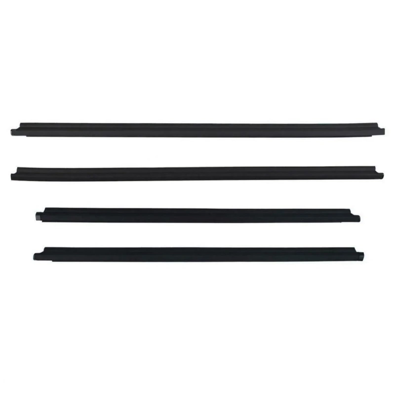 Glilar One Color Automotive Window Seals Compatible With Toyota For Fortuner 2004-2015 Car Side Door Window Weatherstrip Glass Sealing Waterproof Weather Strip 68161-0K010
