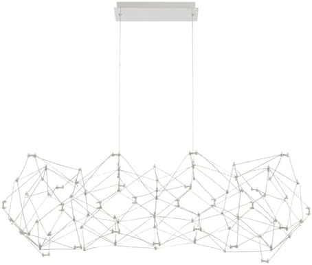 Eurofase Leonardelli 1-Light LED Linear Chandelier – 49" Modern C...