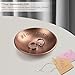 Urllinz 7 Year Anniversary Copper Gifts for Him Her - 7th Anniversary Jewelry Tray for Men Women Wife Husband Couple, Ring Holder Dish & Card & Gift Box, 4