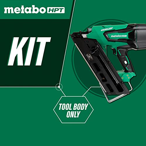 Metabo Hpt 18V Cordless Framing Nailer | Tool Only - No Battery | Brushless Motor | 2" Up To 3-1/2" Clipped & Offset Round Paper Strip Nails | 30° Magazine | Lifetime Tool Warranty | Nr1890Dcsq7 #TOP3