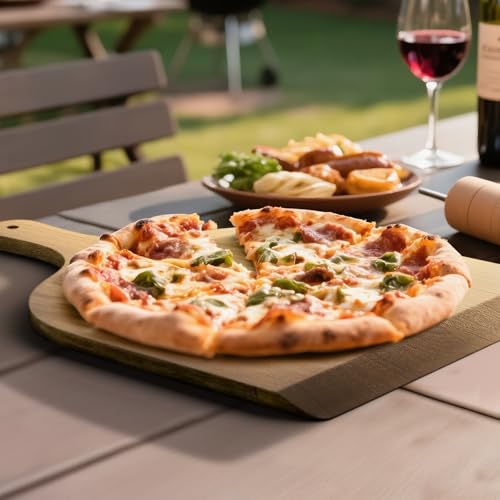 G.a HOMEFAVOR Wooden Pizza Peel, Acacia, 12 x 16 Inch by G.a HOMEFAVOR - Used condition - Image 4