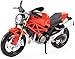 Kit per motociclette da modellismo, Diecast Model Motorcycle for Du-Cati M-Onster 696 1:12 Red Die Cast Veicoli da Collezione Hobby Moto Modello Giocattoli Auto Decorazione Auto Regalo di Compleanno