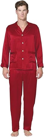Intimo Mens Classic Silk Pajamas