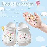 eioororriy 16-Piece Charms Set, Flower Charms for Women & Girls, Waterproof Resin Shoe Charm for Clogs, Sandals, Wristbands, Cute Accessories for Summer - Image 4