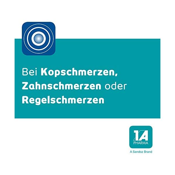 Ibu 400 akut - 1 A Pharma, 400 mg Tabletten mit Ibuprofen (50 Stck.): Bei Schmerzen und Fieber – Bild 4