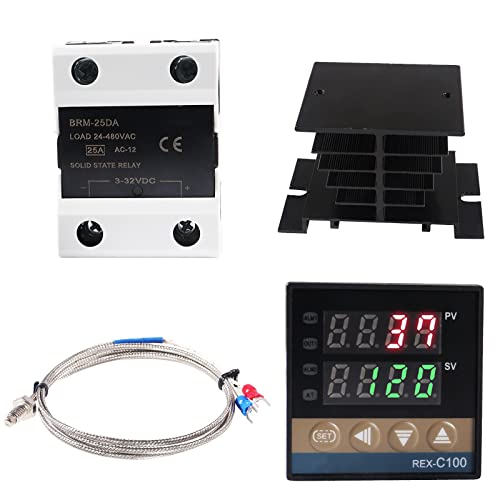 Digital PID Temperature Controller REX-C100 PID Thermostat Temperature Controller Digital