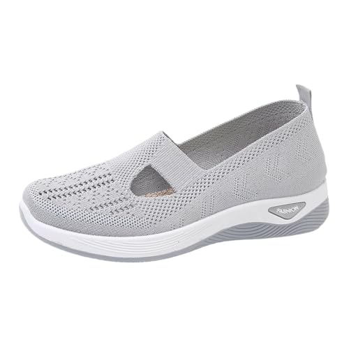 Zapatilla Ortopedicas Mujer Zapato para Caminar Ortopedicos con Malla Calzado Verano Casual Zapatillas Ligero y Transpirable Zapato Cómodas para Senderismos