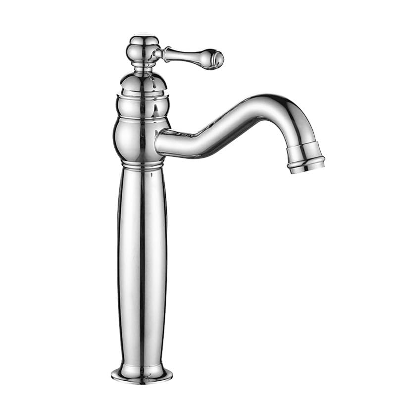 Mitigeur cascade cuivre antique Orb pour vasque rétro élégante