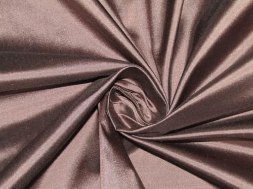 Tissu taffetas soie cuivre x noir 152,4 cm pour confectionner une robe de soirée chic