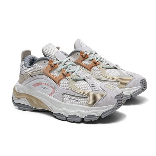 Sneakers for Men Mesh Upper Leather Lace Up Fashion Outdoor Sport Breathable Elastic Sole Casual Sneaker Tenis para Hombre Designer Running Shoes