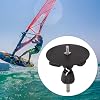 Black Windsurfing Mast Foot Base,Surfing Tendon Joint Mast Foot Base 360 Universal Replacement For Windsurfing Surfing Water Sports