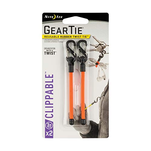 Preisvergleich Produktbild Nite Ize Kabelbinder Gear Tie Clippable, Orange, S